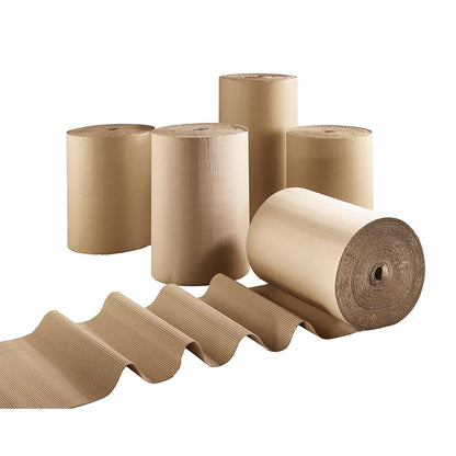 Strong Corrugated Cardboard Wrapping Paper Packing Rolls