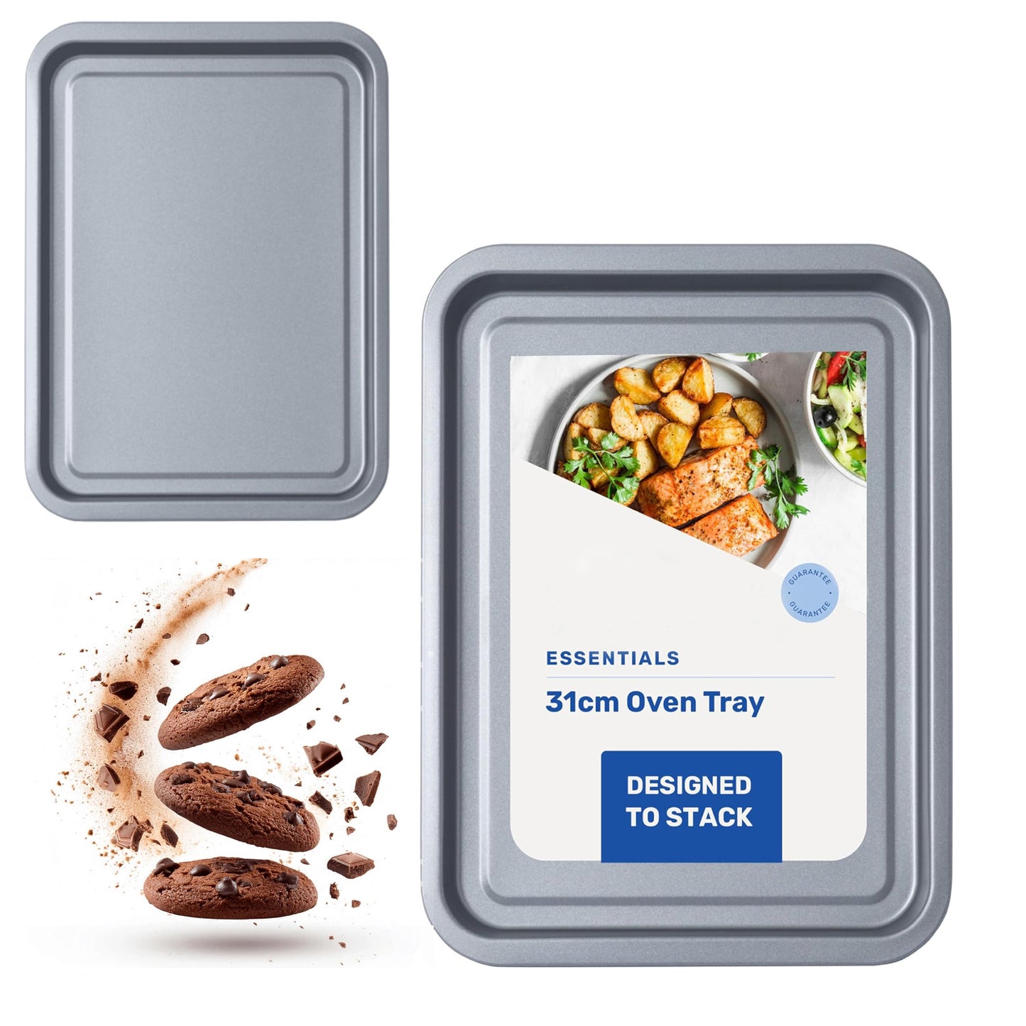 Non-Stick Dishwasher Safe Large 31cm Baking Oven Tray