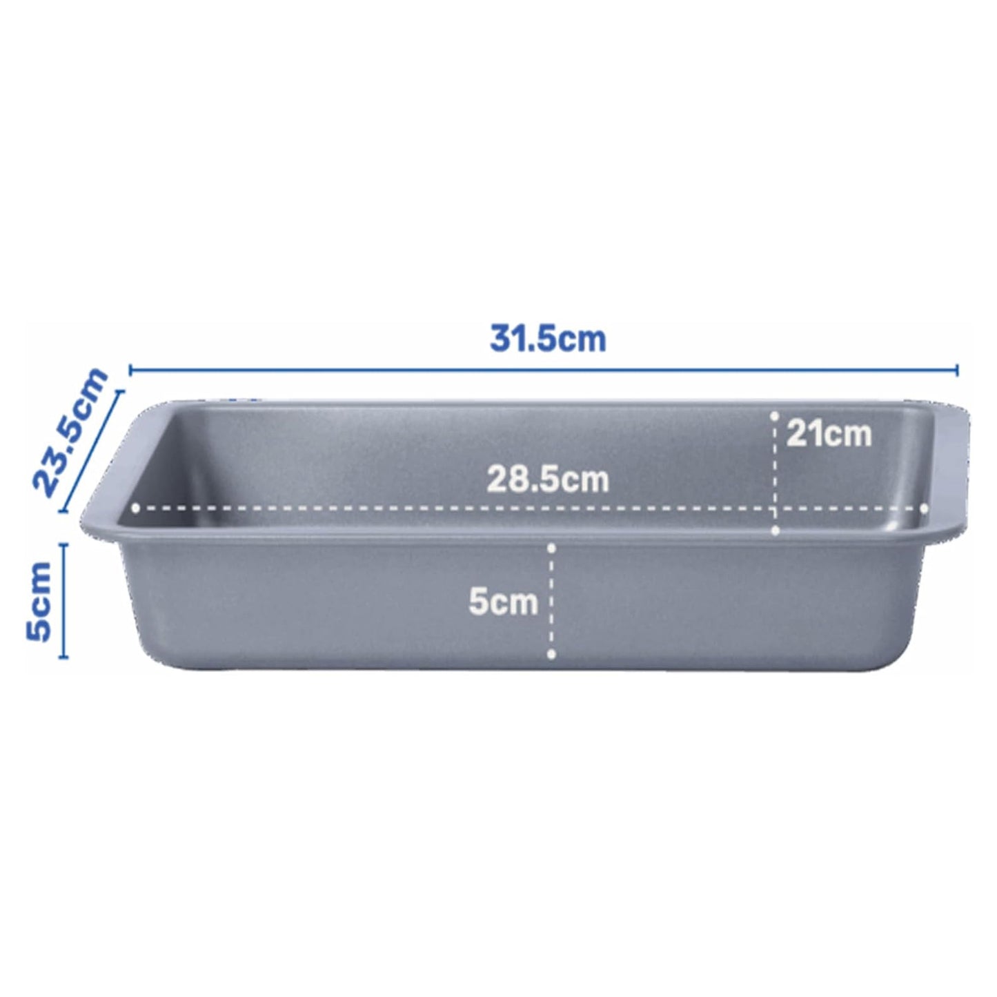 31cm Deep Cooking, Roasting & Baking Non-Stick Dishwasher Safe Oven Tray