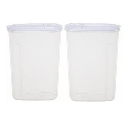 Large Plastic Airtight Dry Food & Cereals Storage Container Set 