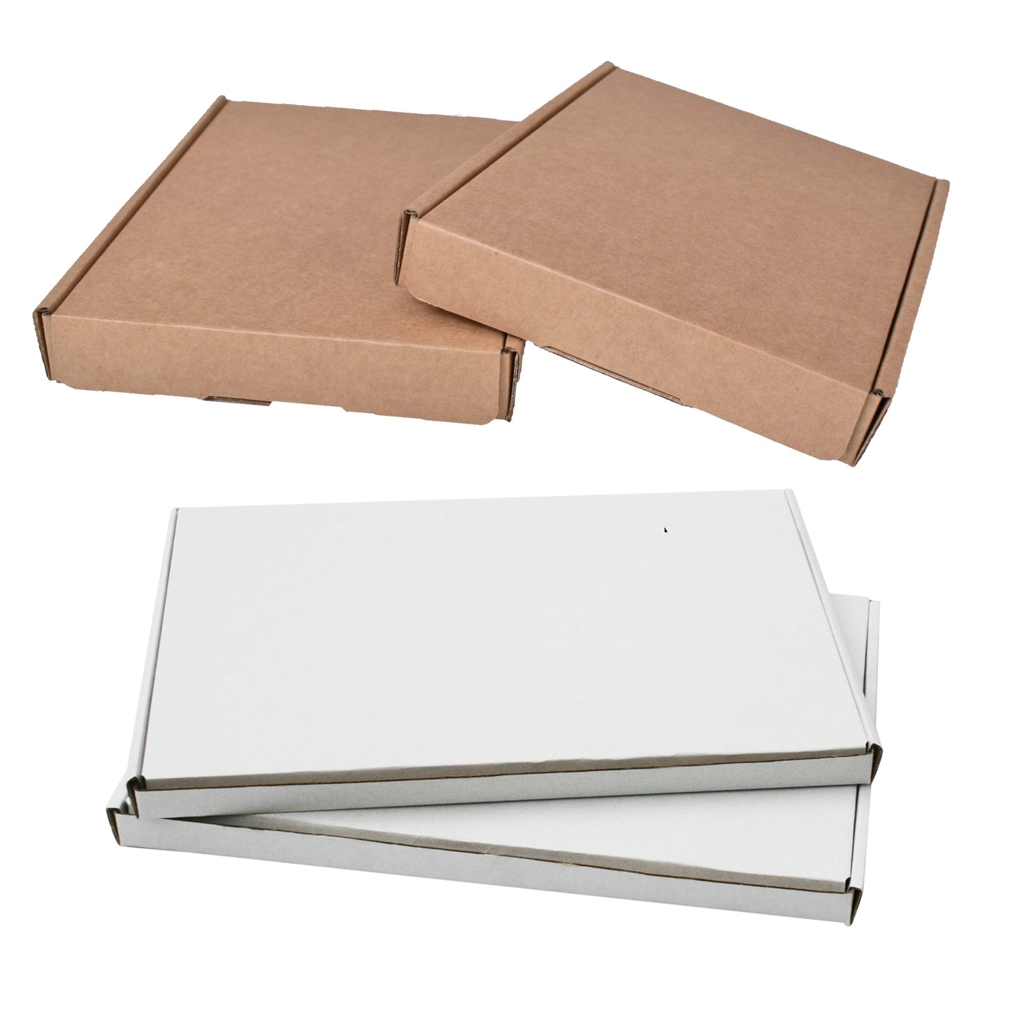 Selection Of Small Single Wall Die Cut Packing Shipping Boxes C4,C5 & C6