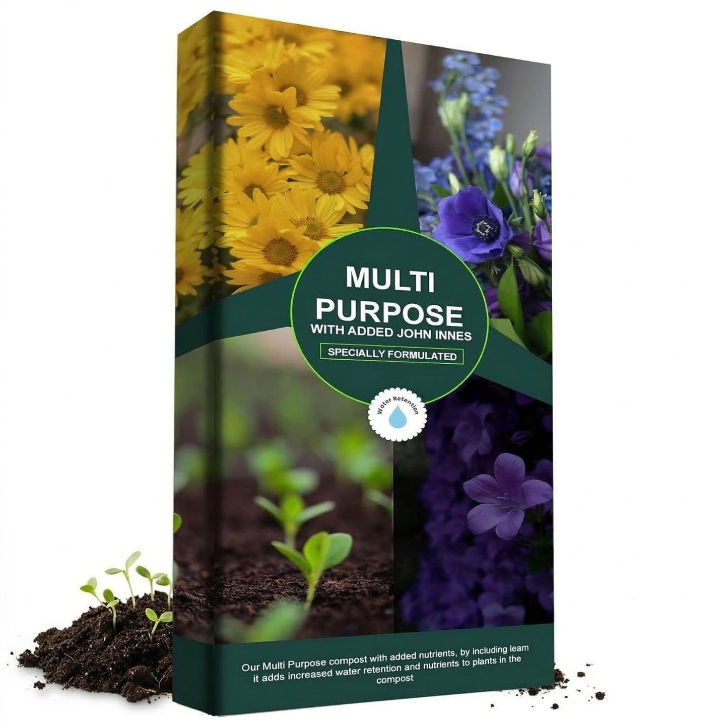 40 Litre Multipurpose Compost With Added Nutrients Ideal For Indoor & Outdoor Plants