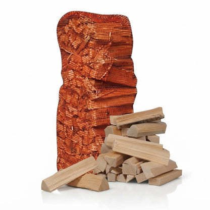 Premium Kiln Dried Kindling Wood 4KG Net – Natural Fire Starter Sticks