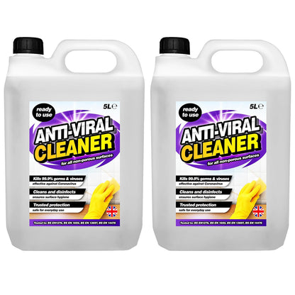 5 Litre Antiviral Cleaner Disinfectant Keeps All Surfaces Hygienically Clean