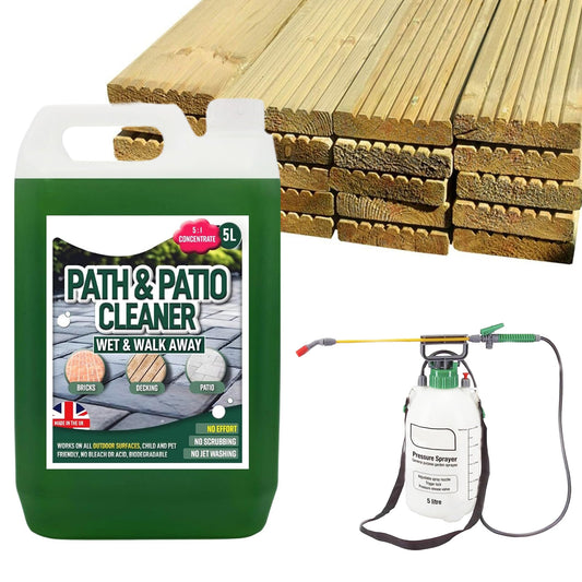5 Litre Path & Patio Cleaner Complete With 5L Pressure Sprayer