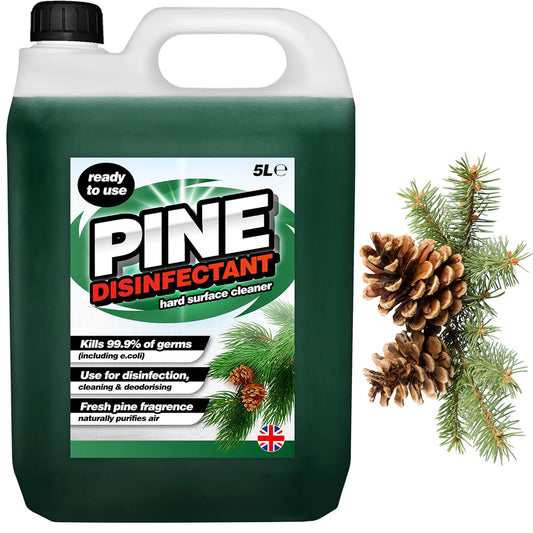 5 Litre Pine Disinfectant Suitable For All Hard Surfaces Cleaner & Deodoriser Naturally Purifies Air