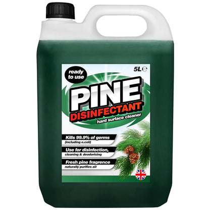 5 Litre Pine Disinfectant Suitable For All Hard Surfaces Cleaner & Deodoriser Naturally Purifies Air