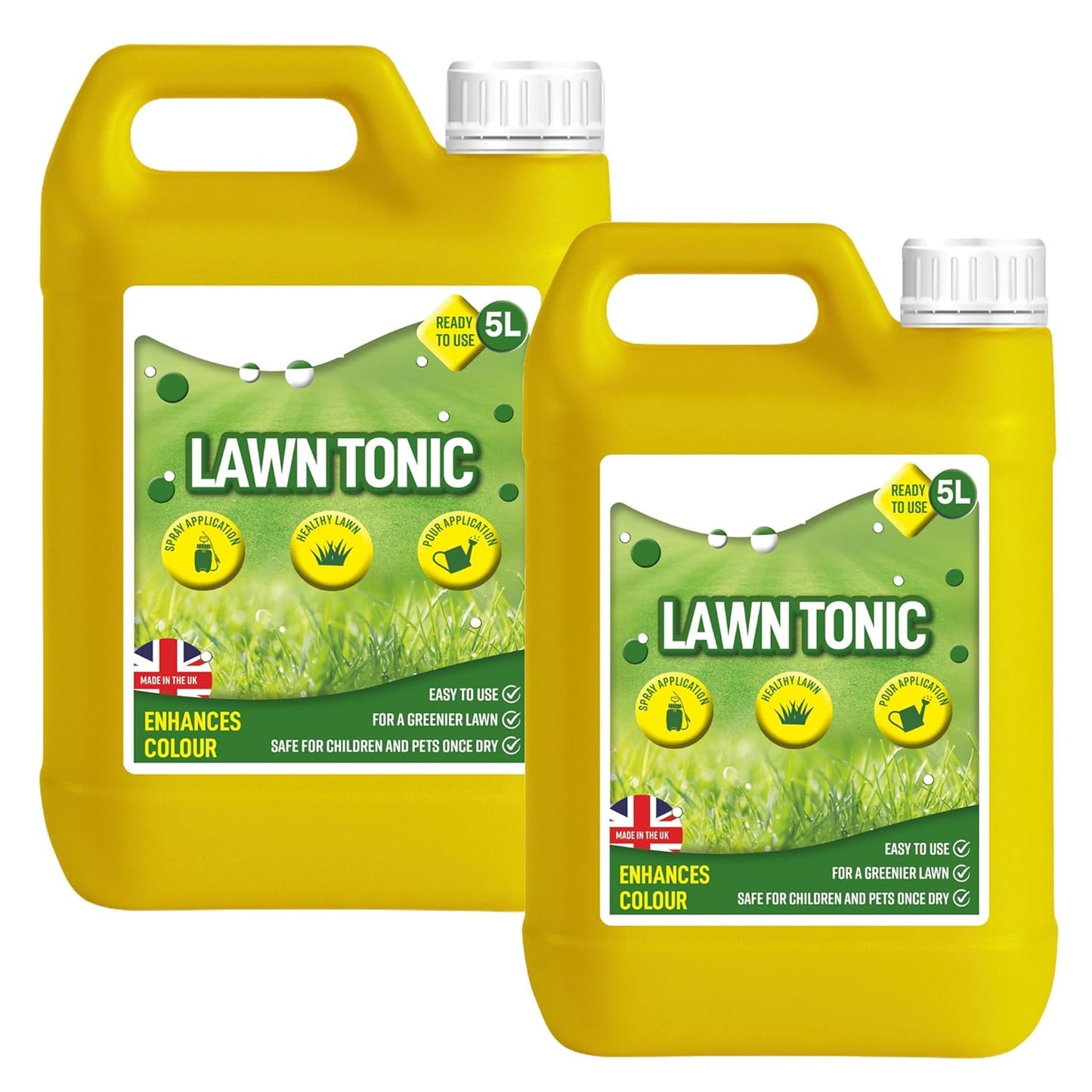 5 Litre Ready To Use Concentrated Liquid Lawn Tonic For Healthier Greener Looking Grass