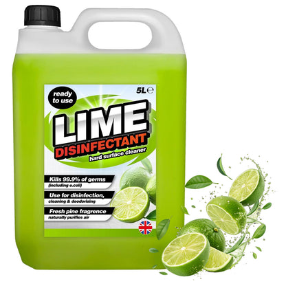 5 Litre Ready To Use Lime Disinfectant Hard Surface Cleaner For Kitchens & Toilets