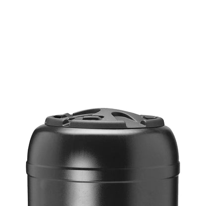 100 Litre & 210 Litre Black Outdoor Space Saver Garden Water Butts Complete With Tap & Lid