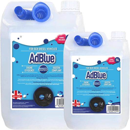 AdBlue Makes & Models Complete With Easy To Pour Spout Preventing Spills