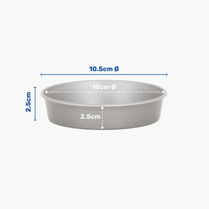 10.5cm Round Mini Air Fryer Dish Non-Stick Cooking, Roasting & Baking Tins