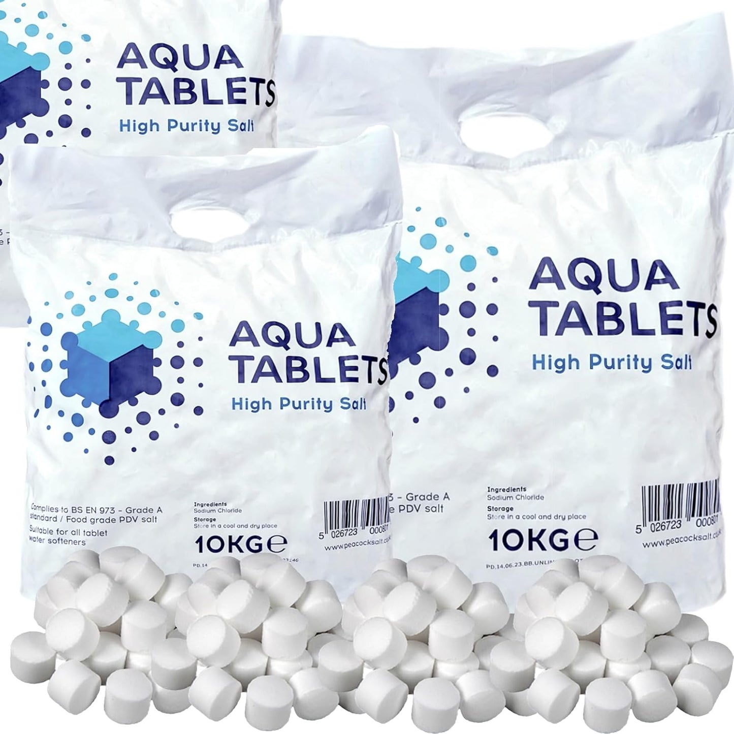 High Purity 10kg Water Softener Salt Tablets Protects Appliance Performance