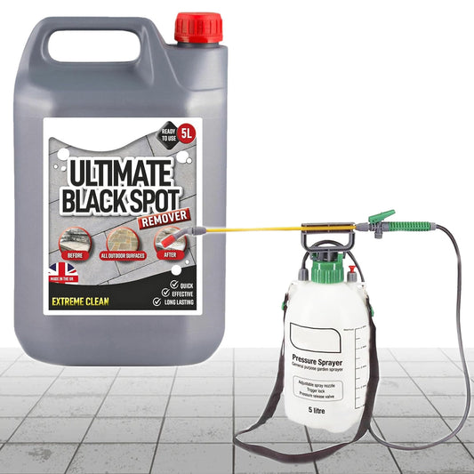 5 Litre Ultimate Black Spot Remover Complete With 5L Pressure Sprayer