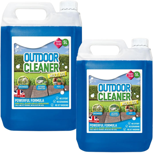 5 Litre Ready To Use Outdoor Cleaner For Paths, Patios, Driveways, Greenhouses, Flowerpots, & Various Surfaces
