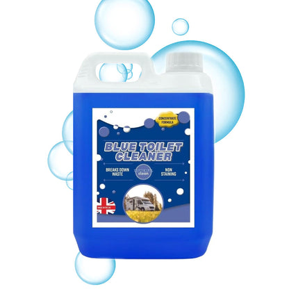 Powerful Blue Disinfectant For Portable Toilets & Motor Homes Concentrated Formula Breaks Down Waste