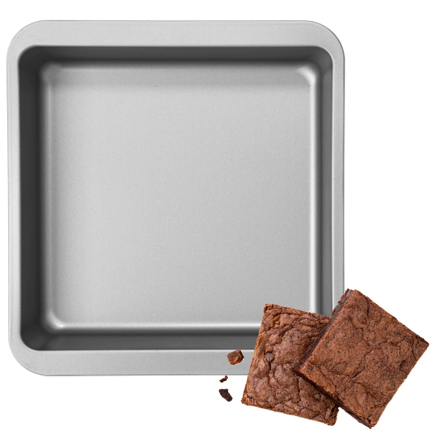 Non-Stick Brownie Tin With Loose Base For Easy Food Release