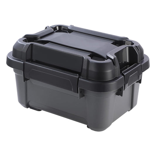 12 Litre Heavy Duty Black Storage Bunker Trunks Ideal For DIY Use Tradesman & Handyman