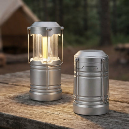 Portable Camping Light 220 Lumen Collapsible Hanging Tent Lantern
