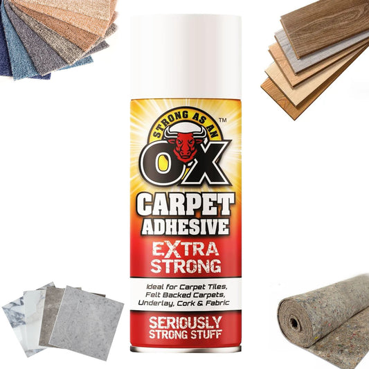Extra Strong As An Ox Multipurpose 500ml Carpet Adhesive Contact Glue