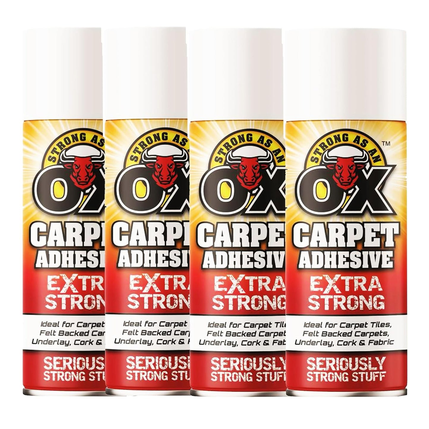Extra Strong As An Ox Multipurpose 500ml Carpet Adhesive Contact Glue