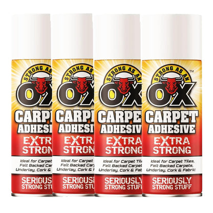 Extra Strong As An Ox Multipurpose 500ml Carpet Adhesive Contact Glue