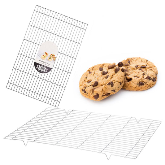 Chrome Plated 18" Extra Large Cooling Rack Ideal For Cakes & Cookies