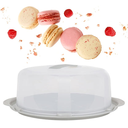 Clear Plastic Storage Containers With Handles & Lids For Cakes Cupcakes & Desserts