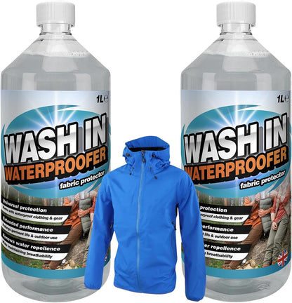 1L Wash In Waterproofer Fabric Protector Prolongs Garment Life & Outdoor Use