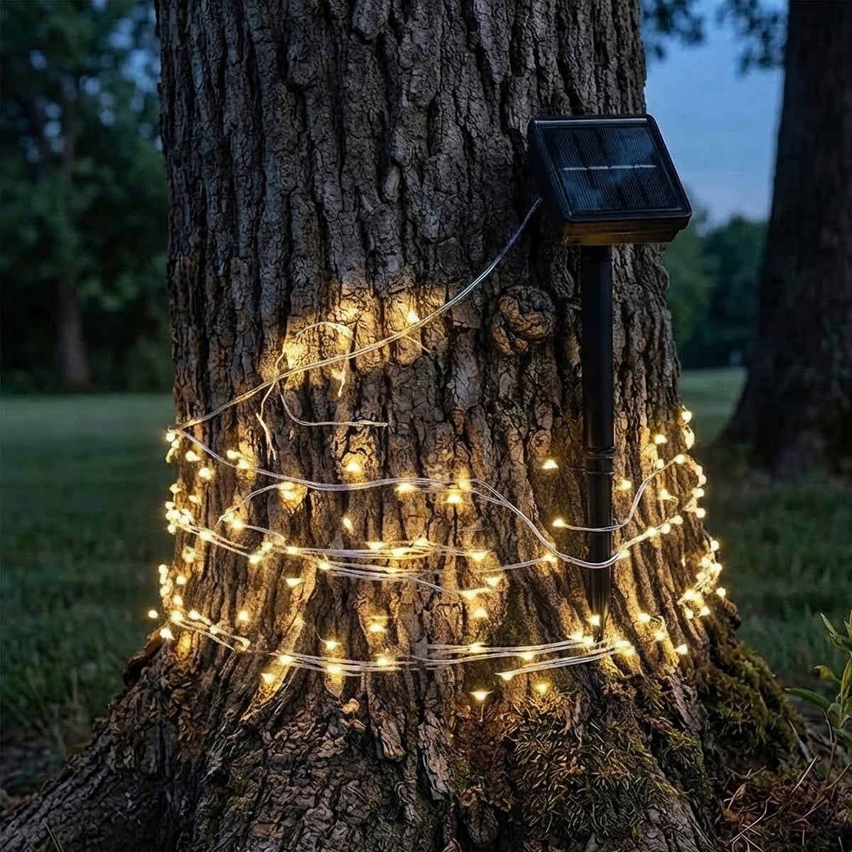 Warm White Solar Firefly String Lights – Outdoor Garden, Patio & Gazebo Décor