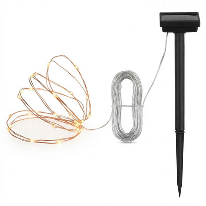 Warm White Solar Firefly String Lights – Outdoor Garden, Patio & Gazebo Décor