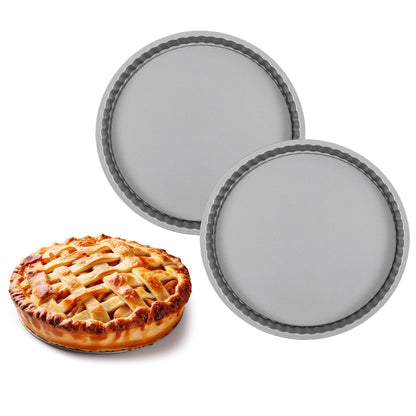 Non-Stick Round Quiche Flan Tin (23.5cm) Ideal For Sweet & Savoury Bakes
