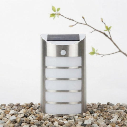 Solar PIR Motion Sensor Wall Light – Warm White LED, 3m Detection, 120° Angle, Auto On/Off