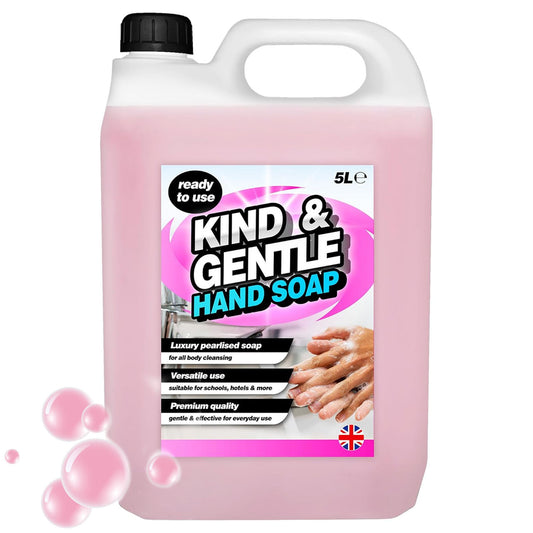 5L Ready To Use Pink Kind & Gentle Hand Soap Effective For Every Day Use