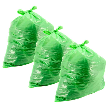 Garden & Household Strong Green Outdoor Waste Rubbish Sacks 60 Litre Multipurpose Bin Liners