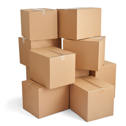 Selection Of Strong Single Wall Cardboard Shipping Storage Packing Boxes