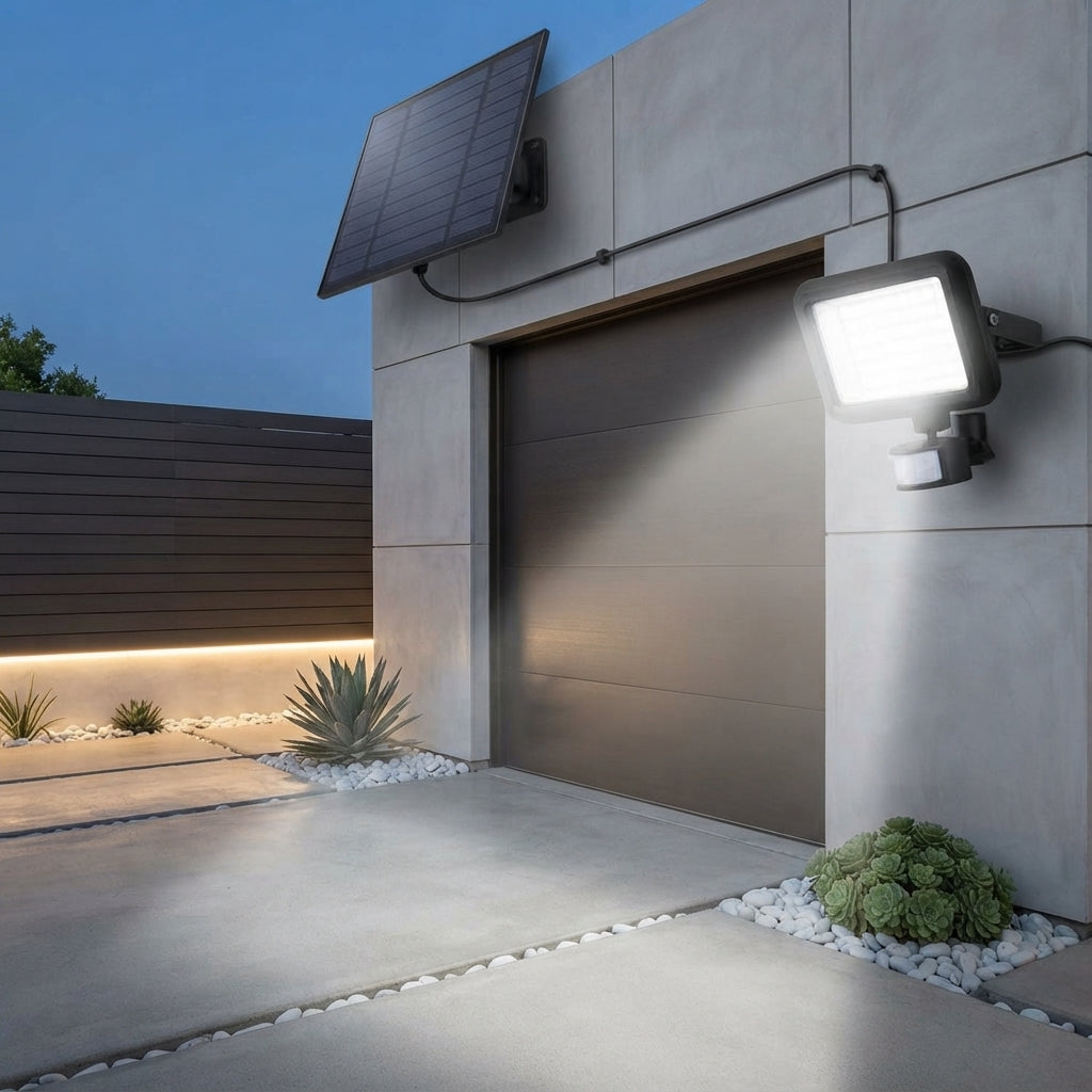 Solar PIR Millennium 1000L Super Bright Floodlight Motion Activated