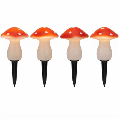 Polka Dot Solar Mushroom Garden Lights Colourful LED Outdoor Stake Lights