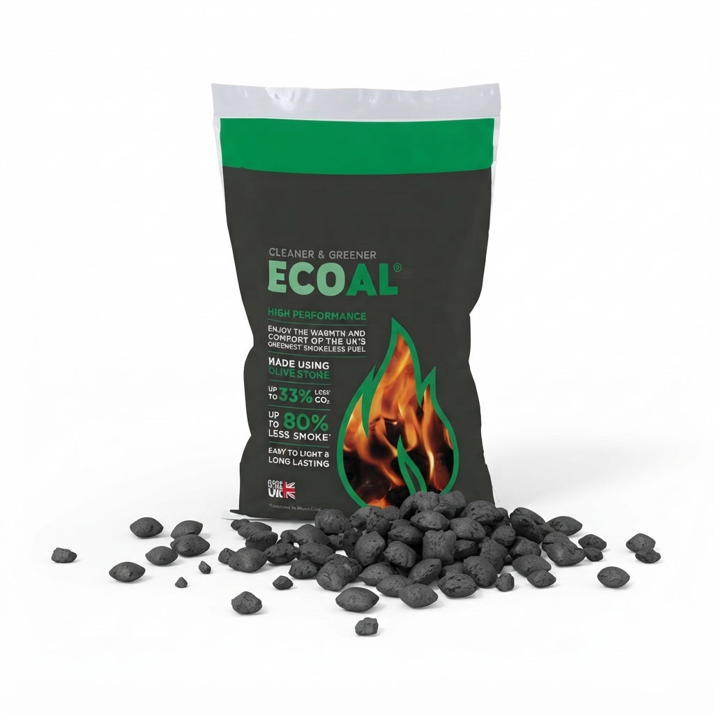 Ecoal High Heat Long Lasting Smokeless Coal Extended Burn Time Fuel