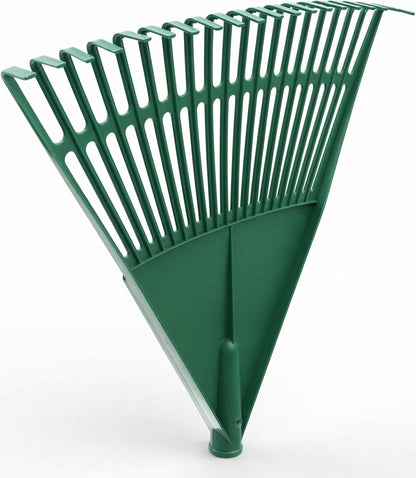 Telescopic Plastic Garden Leaf Rake Lawn Cleaning Tool 20 Tooth Tines