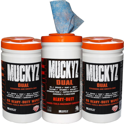 Heavy Duty Hand & Surface Scrub Wipes Ideal For Machinery Tools Perfect For Removing Grease & Muck