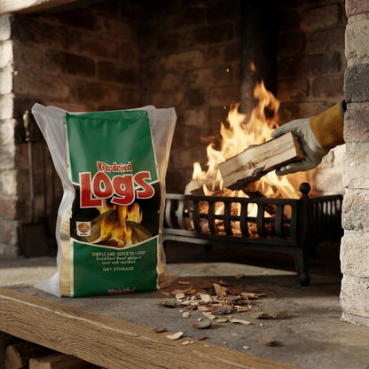 Premium Kiln Dried Hardwood Logs Long Burning High Heat Firewood