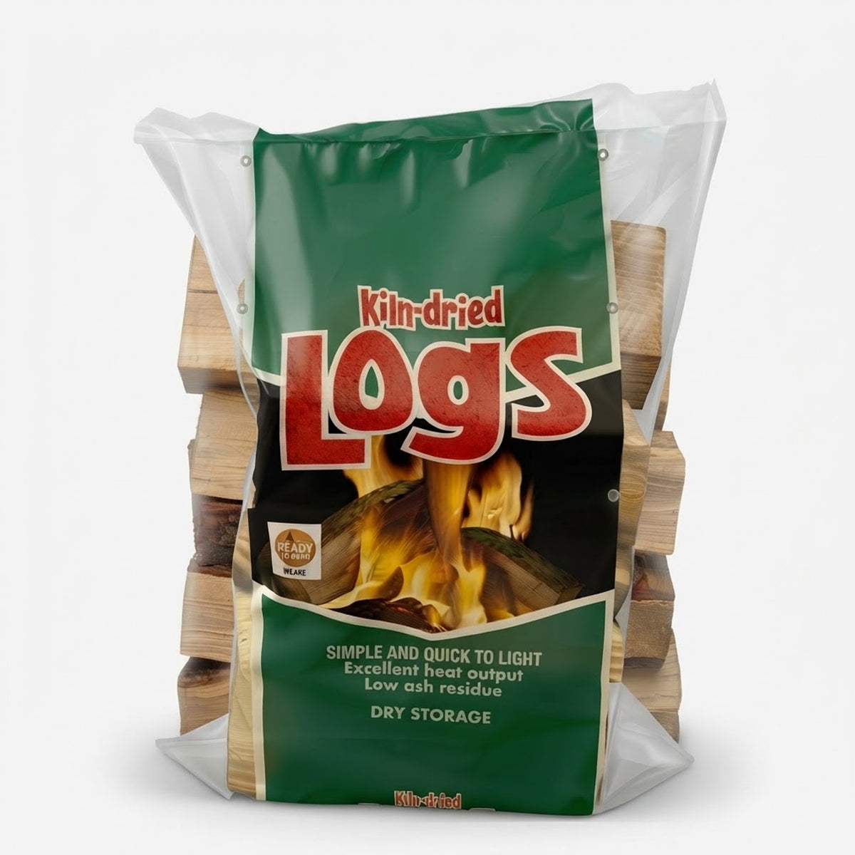 Premium Kiln Dried Hardwood Logs Long Burning High Heat Firewood