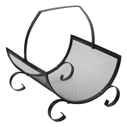 Heavy Duty Steel Log Holder Indoor Outdoor Firewood Storage Rack
