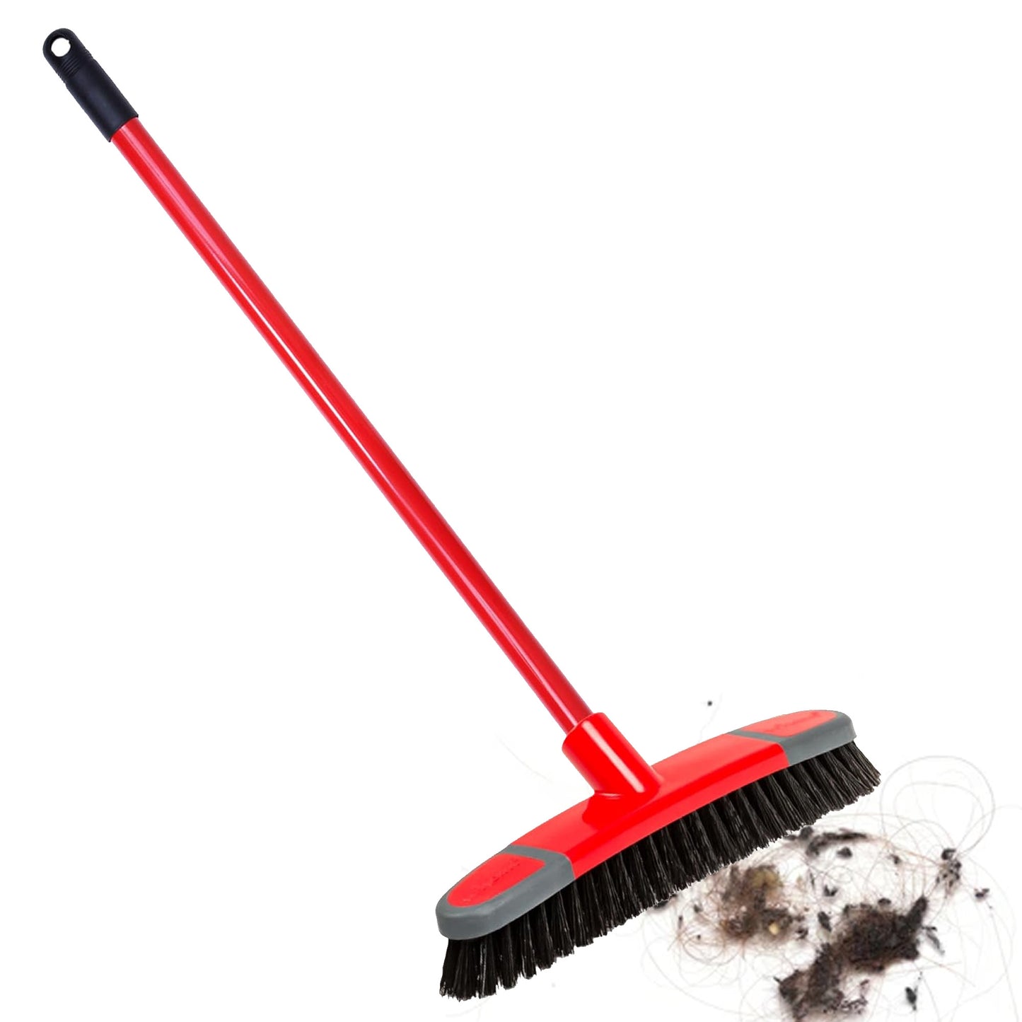 Long Handle Soft, Stiff & Deck Indoor Sweeping Brooms Ideal For Hard Floors