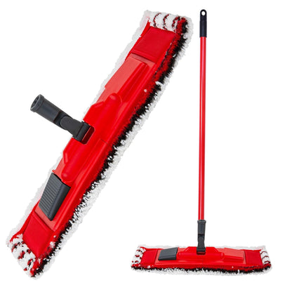 Bathroom & Kitchen Microfibre Flat & Noodle Head Floor Mops For Cleaning Hard Floors