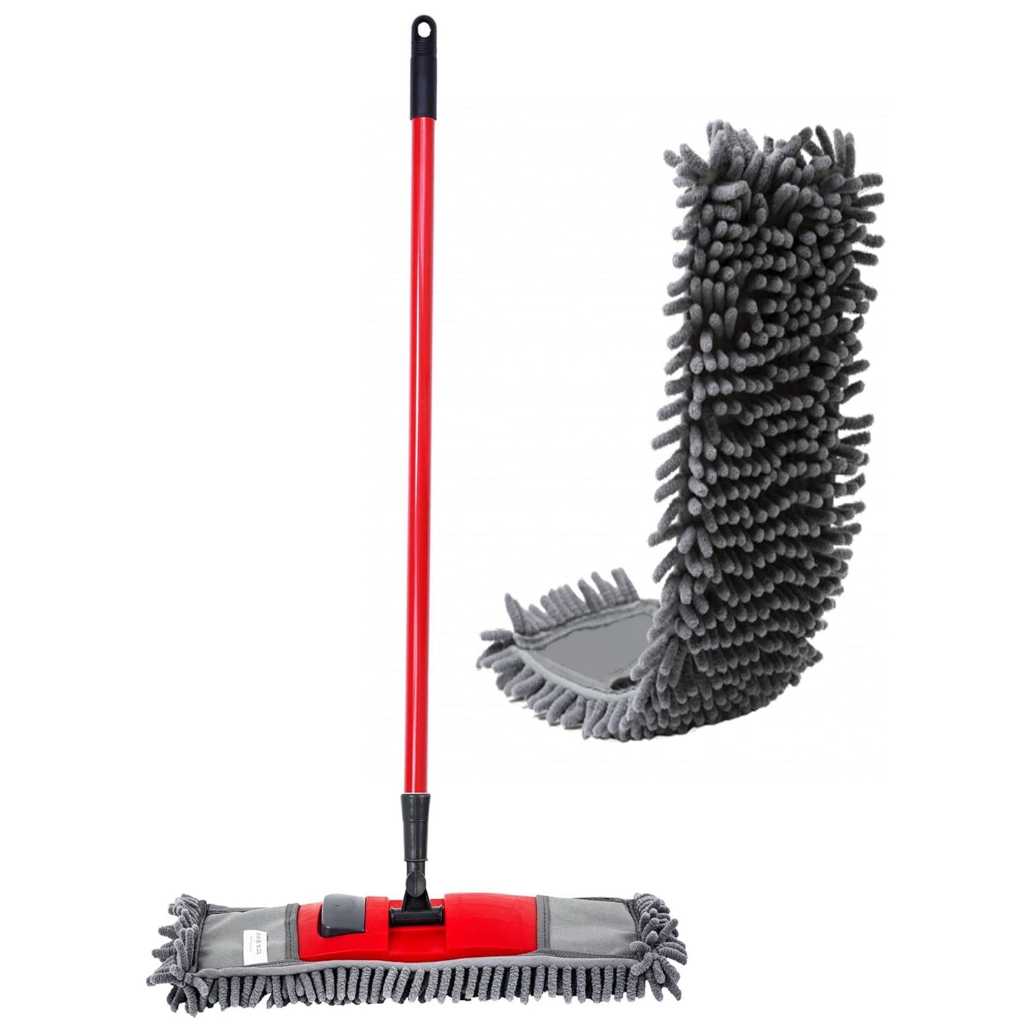 Bathroom & Kitchen Microfibre Flat & Noodle Head Floor Mops For Cleaning Hard Floors