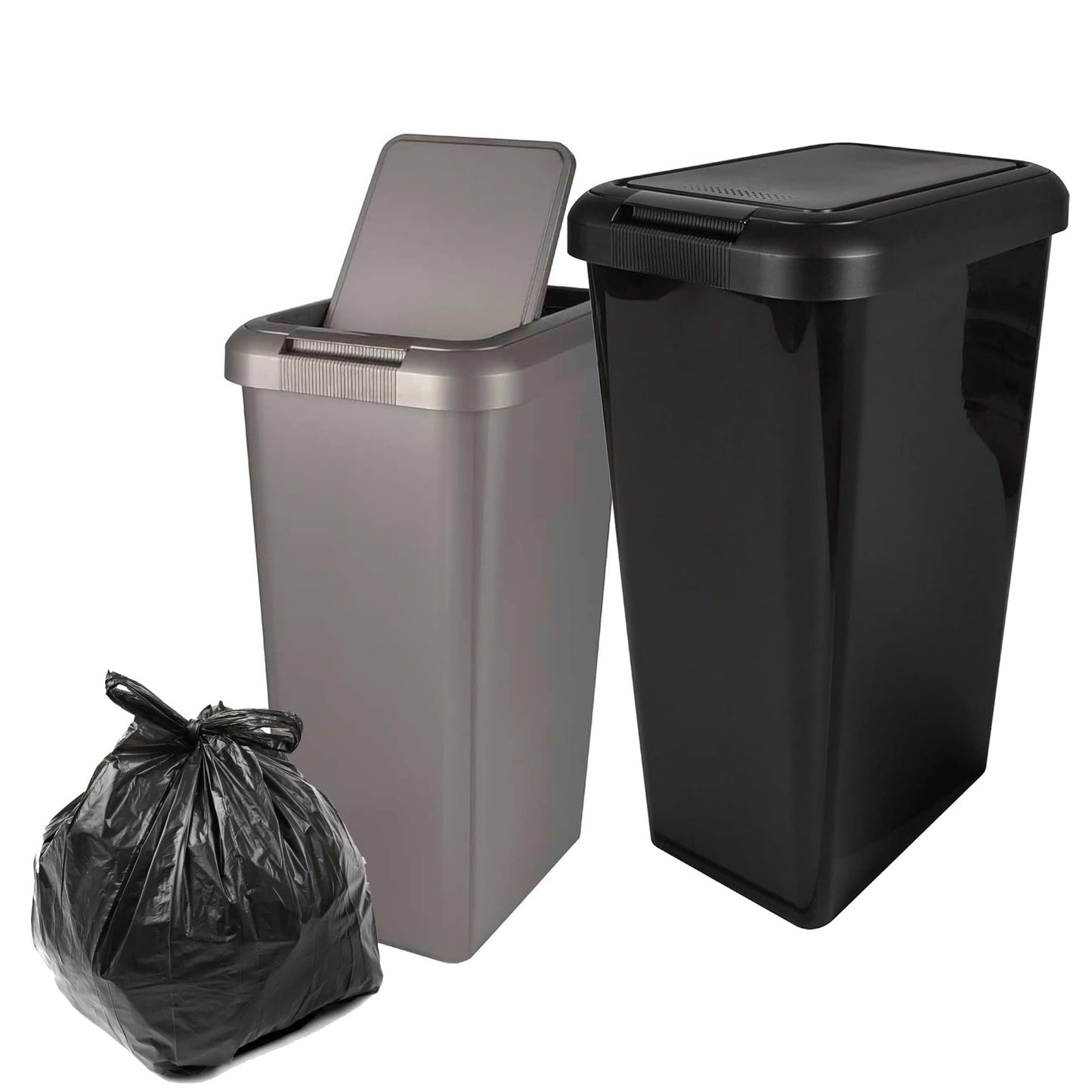 Rubbish Waste Recycling Moda Waste Bin Tall Compact 45L For Home & Kitchen With Special Lid