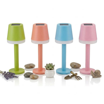 Solar Garden Lights 4 Pack Vibrant Modern Outdoor & Indoor Decorative Lamps