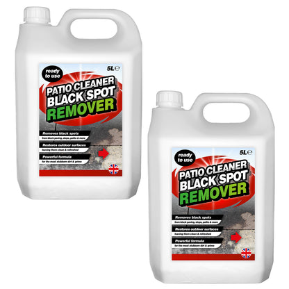 5L Black Spot Remover & Eliminator Powers Through Stubborn Dirt & Grime For Path & Driveways